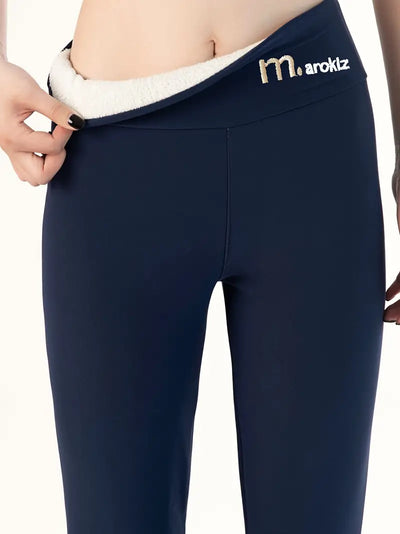 Hochtaillierte Thermo-Leggings mit Fleece-Futter für Frauen