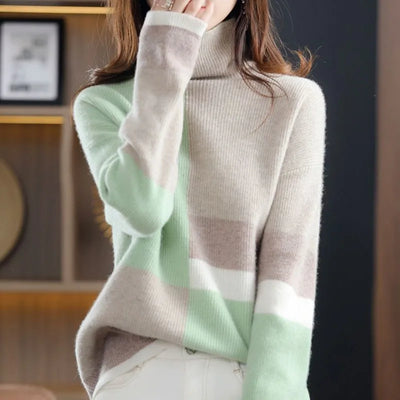 Liva - Eleganter farbiger Pullover