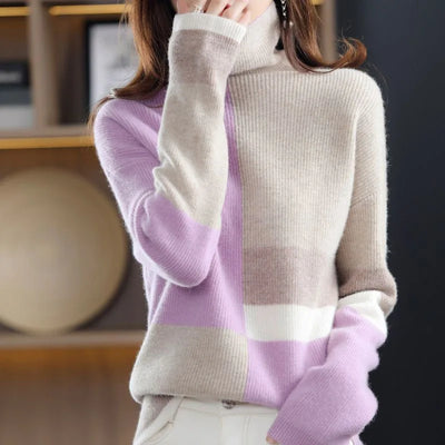 Liva - Eleganter farbiger Pullover